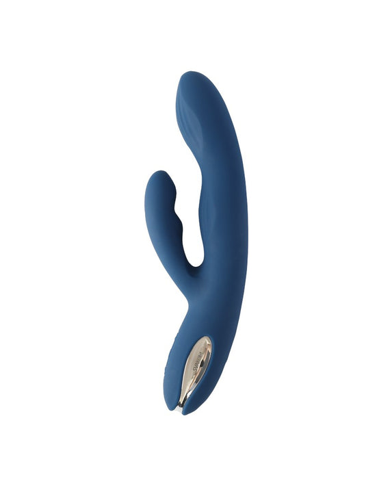 Svakom - Aylin - Rabbit Vibrator Met Vibrerende Tip - Blauw-Erotiekvoordeel.nl