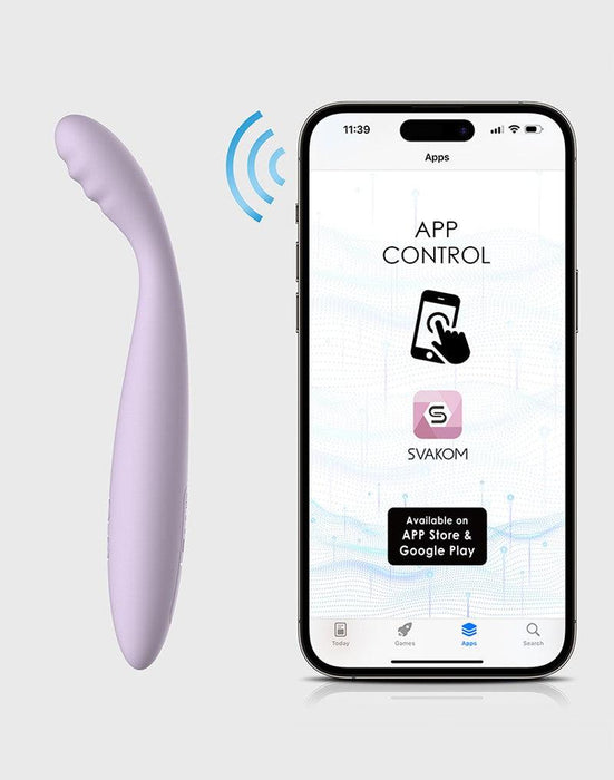 Svakom - Cici 2 - Verwarmende G-Spot Vibrator Met Flexibele Kop - Met App Control - Lila-Erotiekvoordeel.nl