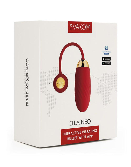 Svakom - Connexion Series Ella Neo App Controlled ergonomische Bullet Vibrator-Erotiekvoordeel.nl