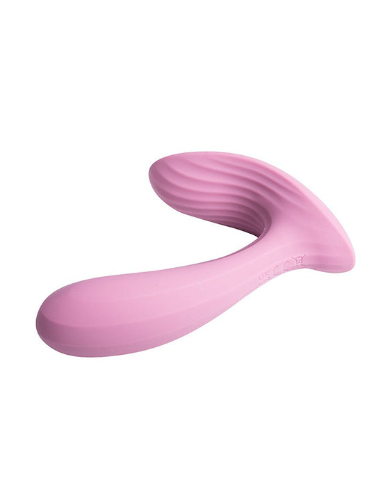 Svakom - Erica - Draagbare Vibrator Met App Control - Twee Motoren - Lichtroze-Erotiekvoordeel.nl