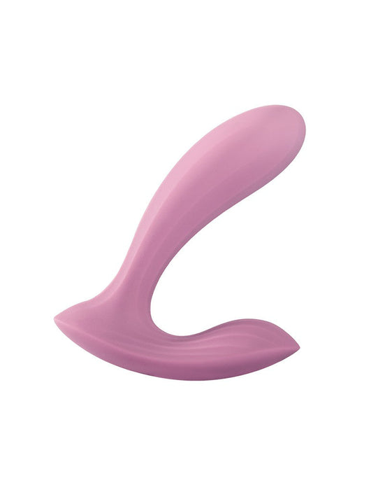 Svakom - Erica - Draagbare Vibrator Met App Control - Twee Motoren - Lichtroze-Erotiekvoordeel.nl