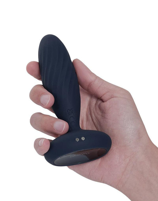 Svakom - Jordan - Stotende Anaal Vibrator - Met App Control - Marine Blauw-Erotiekvoordeel.nl