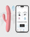 Svakom - Mora Neo - Interactieve Rabbit Vibrator met stotende kralen-ring - App Control - Roze-Erotiekvoordeel.nl