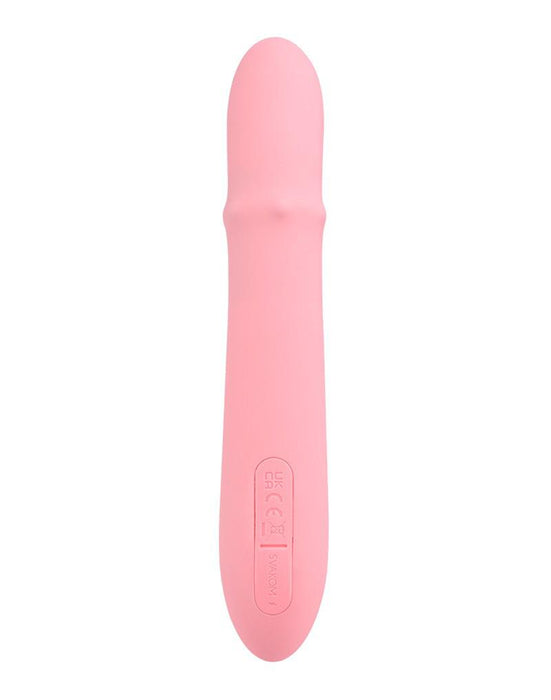 Svakom - Mora Neo - Interactieve Rabbit Vibrator met stotende kralen-ring - App Control - Roze-Erotiekvoordeel.nl