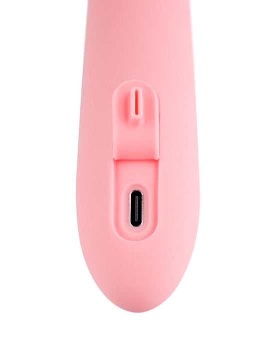 Svakom - Mora Neo - Interactieve Rabbit Vibrator met stotende kralen-ring - App Control - Roze-Erotiekvoordeel.nl