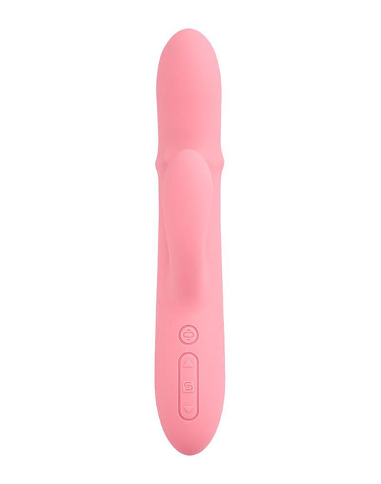 Svakom - Mora Neo - Interactieve Rabbit Vibrator met stotende kralen-ring - App Control - Roze-Erotiekvoordeel.nl