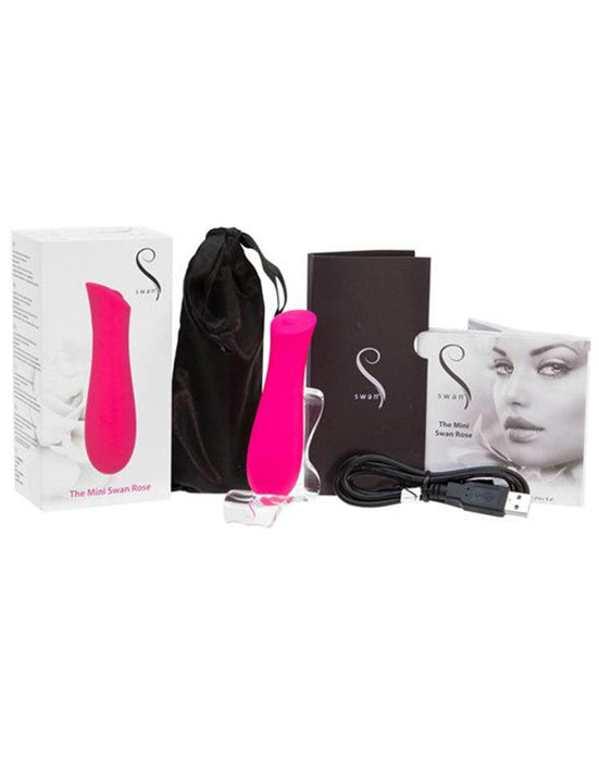 Swan - The Mini Swan Rose - Clitoris Vibrator - Roze-Erotiekvoordeel.nl