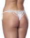 Amorable - Tanga Slip - Wit Fantasie Kant-Erotiekvoordeel.nl