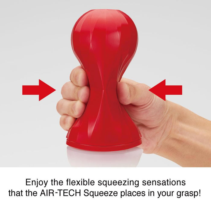 Tenga - Air-Tech Squeeze Masturbator - Regular - Rood-Erotiekvoordeel.nl