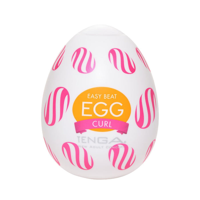 Tenga - EGG Easy Beat Curl - Mini Masturbator - 6 stuks-Erotiekvoordeel.nl