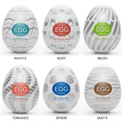 Tenga - EGG Variety Pack Easy Beat - Mini Masturbator - 6 stuks-Erotiekvoordeel.nl