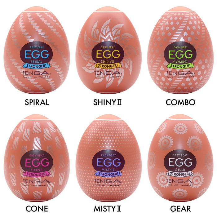 Tenga - Hard Boiled Eggs Cone - Variety Pack - Mini Masturbator - 6 stuks-Erotiekvoordeel.nl