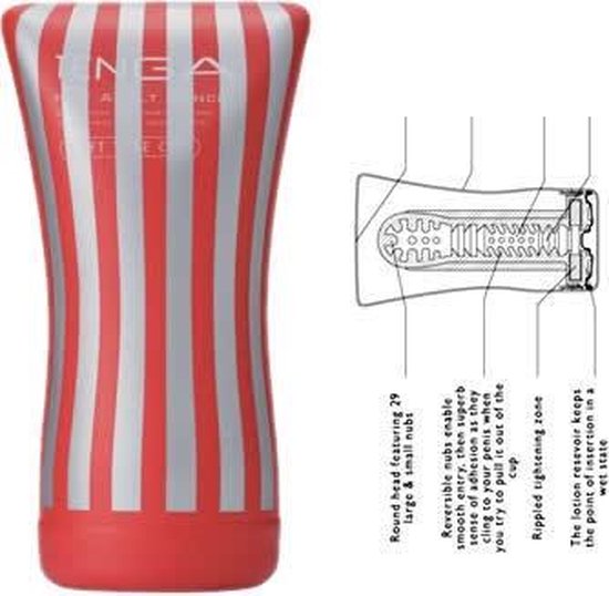 Tenga - Soft Case Cup Masturbator-Erotiekvoordeel.nl