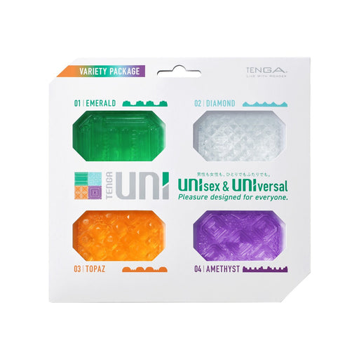 Tenga - Uni 1-4 - Unisex Stroker Variety Pack - 4 stuks - Multicolour-Erotiekvoordeel.nl