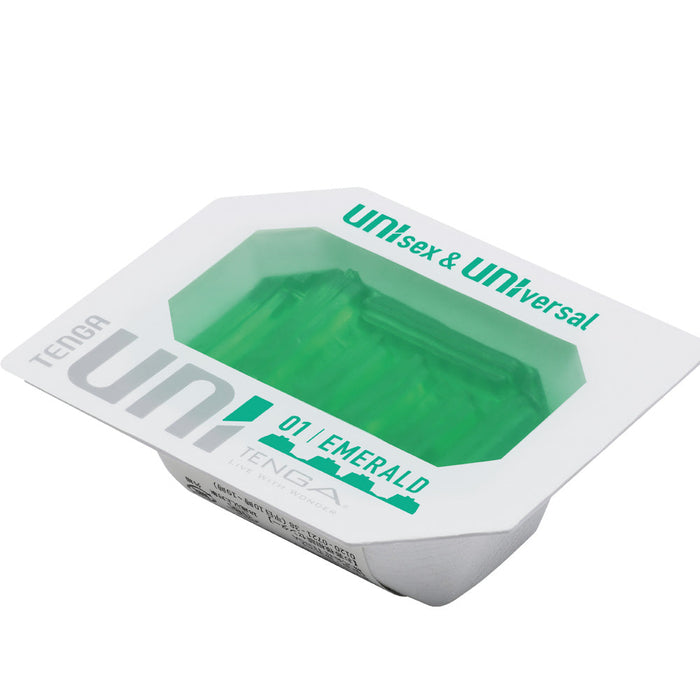 Tenga - Uni 1 Emerald - Unisex Stroker Masturbator - Groen-Erotiekvoordeel.nl