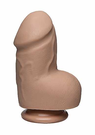 Doc Johnson - The D - Extreem Dikke Dildo - 16 x 6.6 cm - Lichte Huidskleur-Erotiekvoordeel.nl