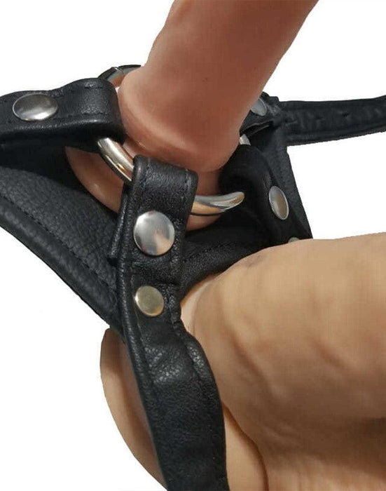 The Vice - Strap-On Harnas - The Crotch Rocket - Zwart - Uniek ontwerp - Ook te gebruiken met kuisheidskooi-Erotiekvoordeel.nl