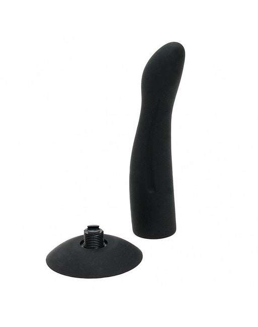 Rimba - Verwisselbare Curvy dildo Met Zuignap Voor strap-on En voorbind Harnasjes-Erotiekvoordeel.nl