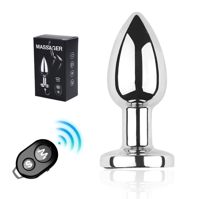 Vibrerende Buttplug - Oplaadbaar & Waterproof - Aluminium-Erotiekvoordeel.nl