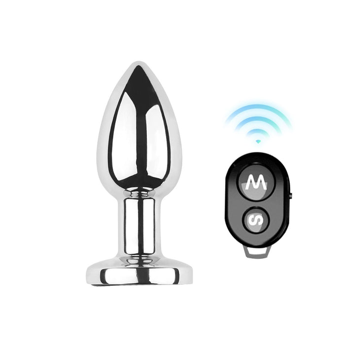 Vibrerende Buttplug - Oplaadbaar & Waterproof - Aluminium-Erotiekvoordeel.nl