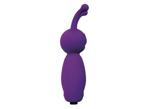 Virgite - Mini Vibrator Met Twee clitoris Antennes - Paars-Erotiekvoordeel.nl