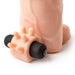 Virgite - Realistische Vibrerende Penis Sleeve - 21 cm-Erotiekvoordeel.nl