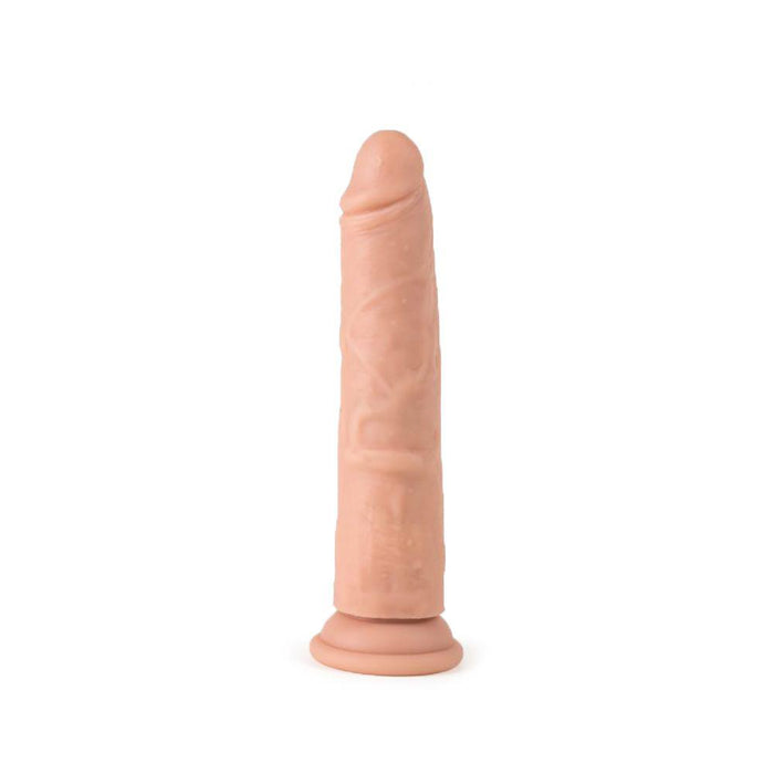 Virgite - Roterende Vibrerende Dildo - 19 cm - Met Afstandsbediening - Lichte Huidskleur-Erotiekvoordeel.nl