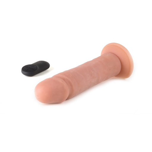 Virgite - Vibrerende Dildo Met Afstandsbediening 21 x 6 cm - Lichte Huidskleur-Erotiekvoordeel.nl