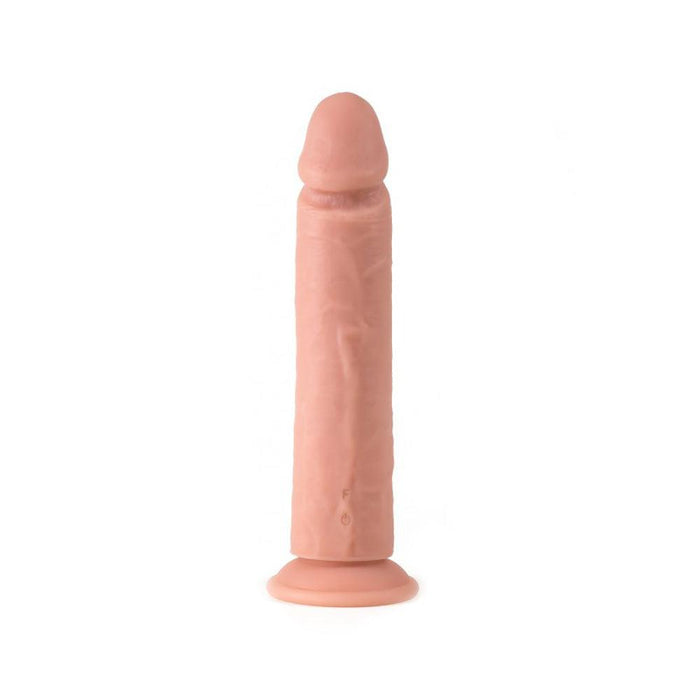 Virgite - Vibrerende Dildo Met Afstandsbediening 26.5 x 8 cm - Lichte Huidskleur-Erotiekvoordeel.nl