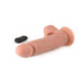 Virgite - Vibrerende dildo Van 21 cm Met Ballen En remote Control - Lichte Huidskleur-Erotiekvoordeel.nl