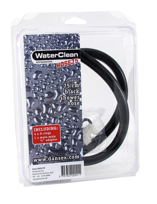 WaterClean - Zwarte Doucheslang - 75 cm-Erotiekvoordeel.nl