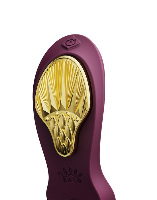 Zalo - Aya - Draagbare Panty Vibrator Met Afstandsbediening - Vibrerend Slipje - Amethyst Paars-Erotiekvoordeel.nl