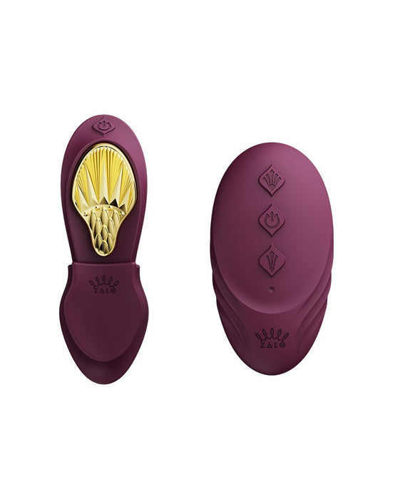 Zalo - Aya - Draagbare Panty Vibrator Met Afstandsbediening - Vibrerend Slipje - Amethyst Paars-Erotiekvoordeel.nl