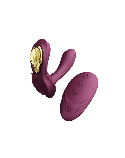 Zalo - Aya - Draagbare Panty Vibrator Met Afstandsbediening - Vibrerend Slipje - Amethyst Paars-Erotiekvoordeel.nl