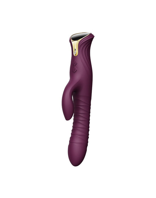 Zalo - Mose - Stotende Tarzan Vibrator - Thrusting Rabbit Vibrator - Amethyst Paars-Erotiekvoordeel.nl