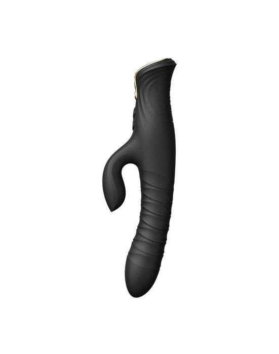 Zalo - Mose - Stotende Tarzan Vibrator - Thrusting Rabbit Vibrator - Zwart-Erotiekvoordeel.nl