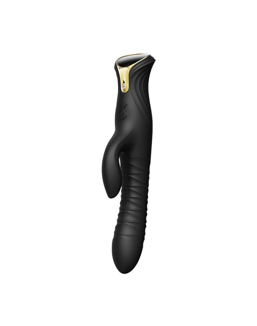 Zalo - Mose - Stotende Tarzan Vibrator - Thrusting Rabbit Vibrator - Zwart-Erotiekvoordeel.nl