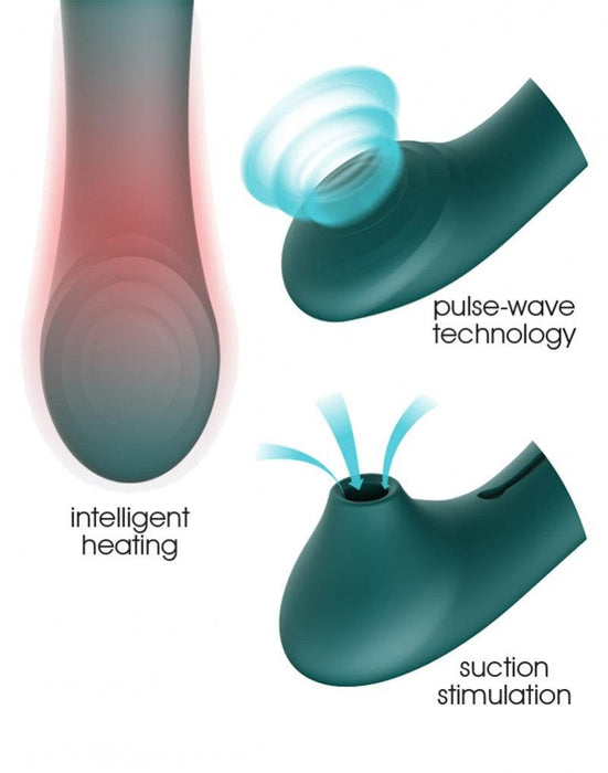 Zalo - Queen - PulseWave G-spot Vibrator - Robijnrood-Erotiekvoordeel.nl