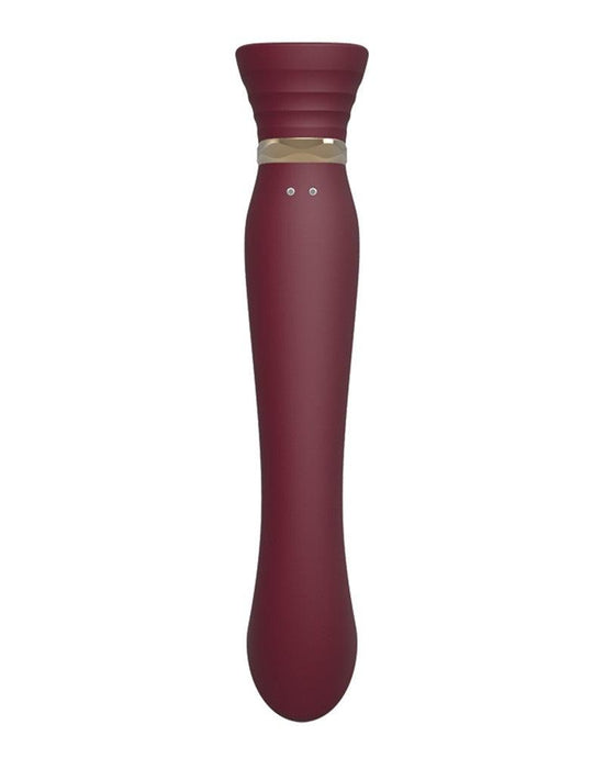 Zalo - Queen - PulseWave G-spot Vibrator - Robijnrood-Erotiekvoordeel.nl