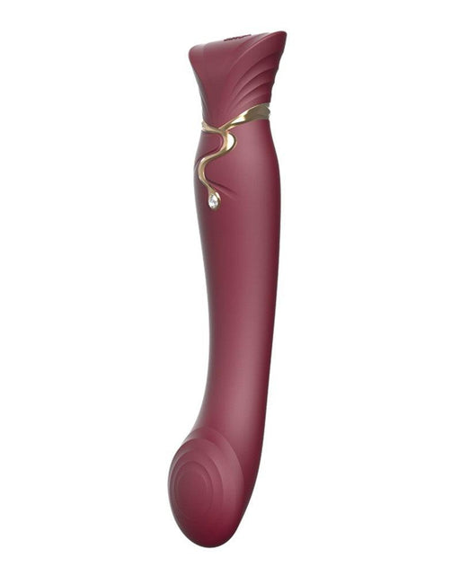 Zalo - Queen - PulseWave G-spot Vibrator - Robijnrood-Erotiekvoordeel.nl