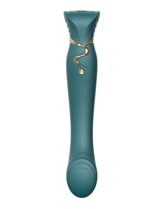 Zalo - Queen - PulseWave G-spot Vibrator - Smaragd Groen-Erotiekvoordeel.nl