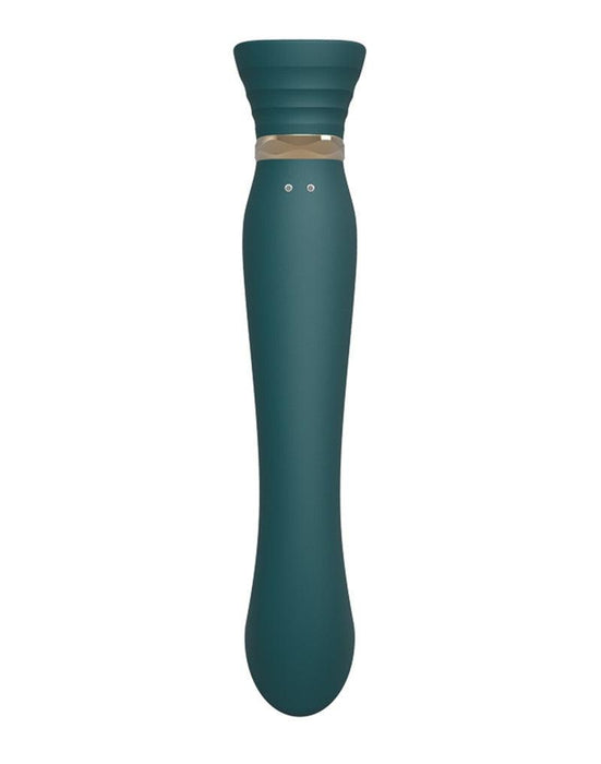 Zalo - Queen - PulseWave G-spot Vibrator - Smaragd Groen-Erotiekvoordeel.nl