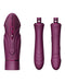 Zalo - Sesh - Verwarmende Stotende Vibrator met Afstandsbediening - Amethyst Paars-Erotiekvoordeel.nl