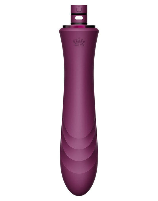 Zalo - Sesh - Verwarmende Stotende Vibrator met Afstandsbediening - Amethyst Paars-Erotiekvoordeel.nl