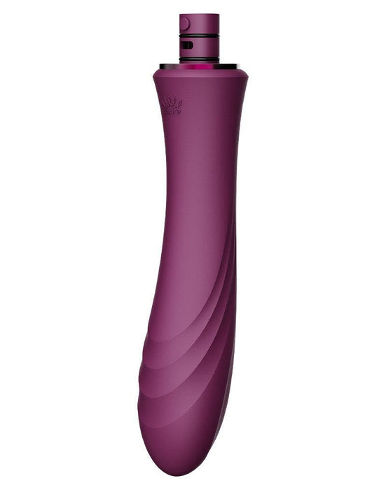 Zalo - Sesh - Verwarmende Stotende Vibrator met Afstandsbediening - Amethyst Paars-Erotiekvoordeel.nl