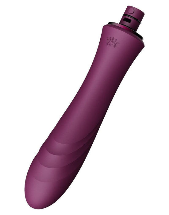 Zalo - Sesh - Verwarmende Stotende Vibrator met Afstandsbediening - Amethyst Paars-Erotiekvoordeel.nl