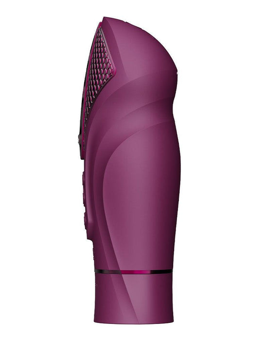 Zalo - Sesh - Verwarmende Stotende Vibrator met Afstandsbediening - Amethyst Paars-Erotiekvoordeel.nl