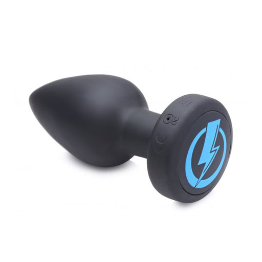 Zeus - E-Stim Pro Siliconen Electrosex Vibrerende Buttplug Met Afstandsbediening-Erotiekvoordeel.nl