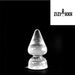 ZiZi - Buttplug Gasmo 12,5 x 6,7 cm - Transparant-Erotiekvoordeel.nl