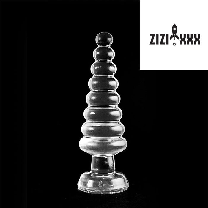 ZiZi - Buttplug Teammate 20 x 6,5 cm - Transparant-Erotiekvoordeel.nl